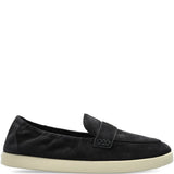 Blue shoes, side view