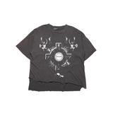 Black t-shirt, front view