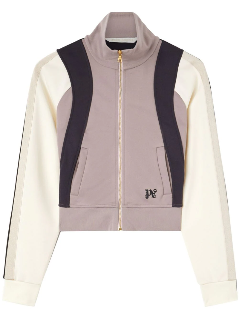 PALM ANGELS Women Monogram CB Fitted Track Jacket