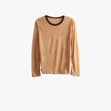 Tan t-shirt, front view