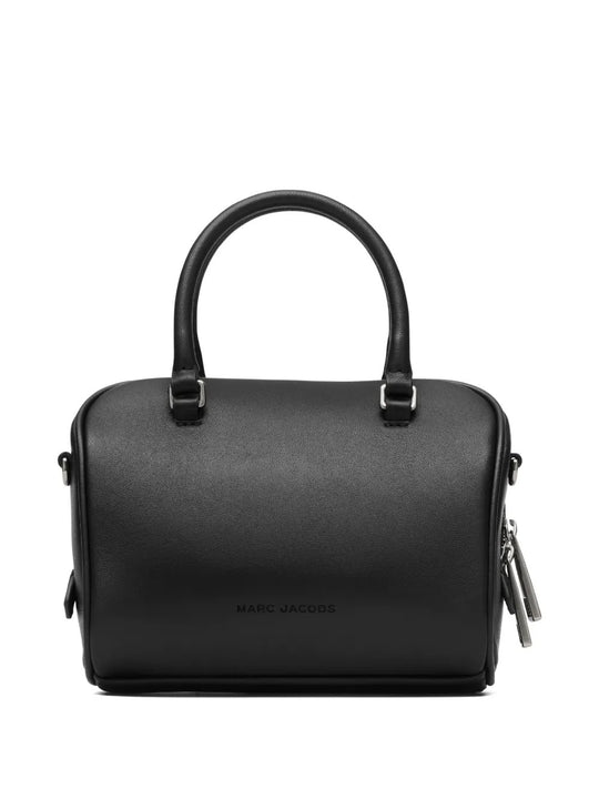 Black bags, back view