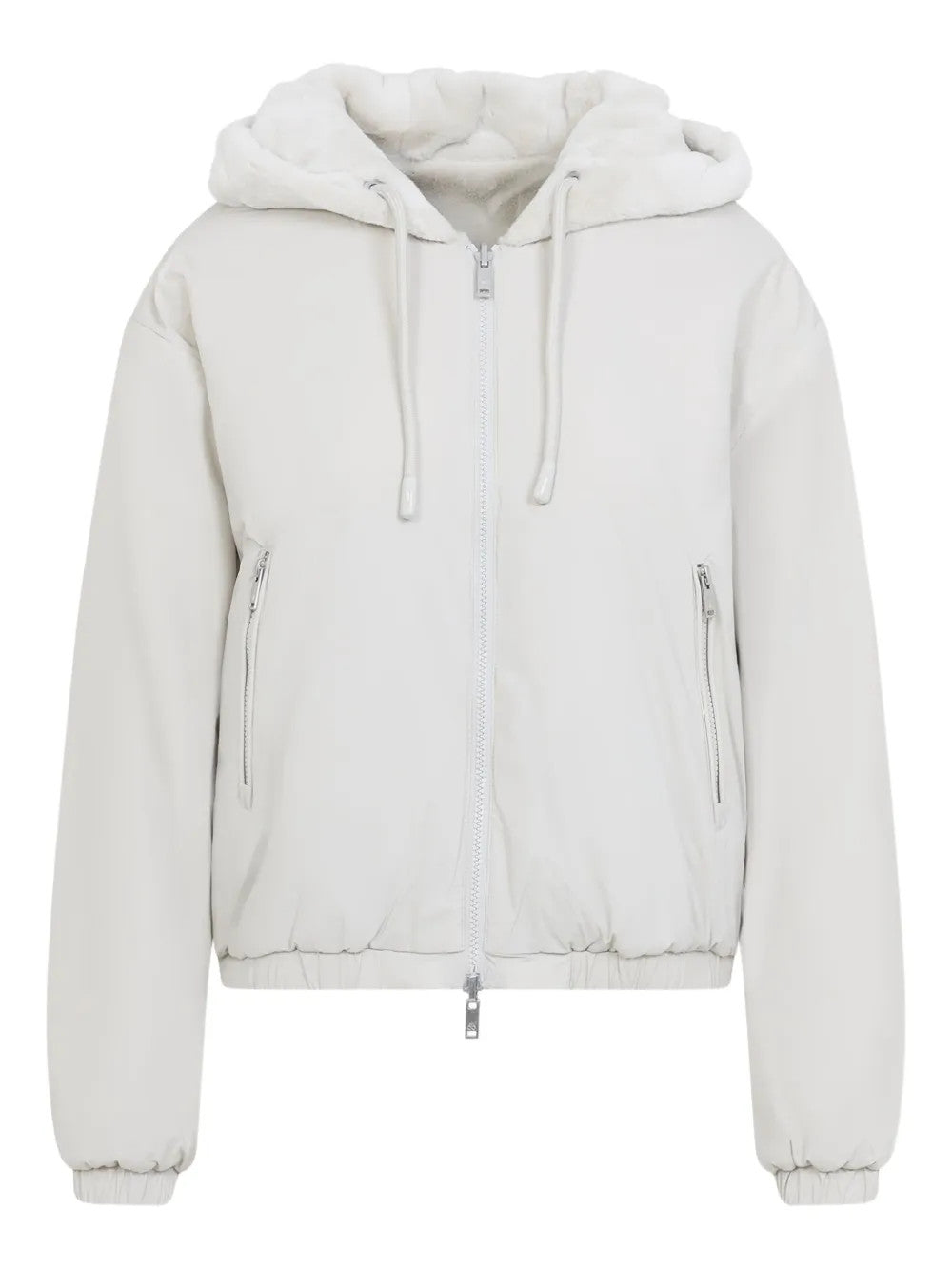 White jacket, front view