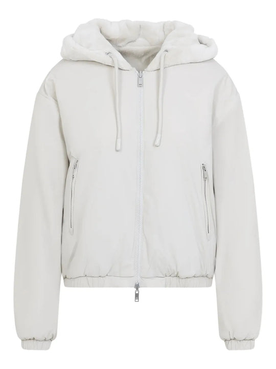 White jacket, front view