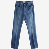 Blue pants,front view