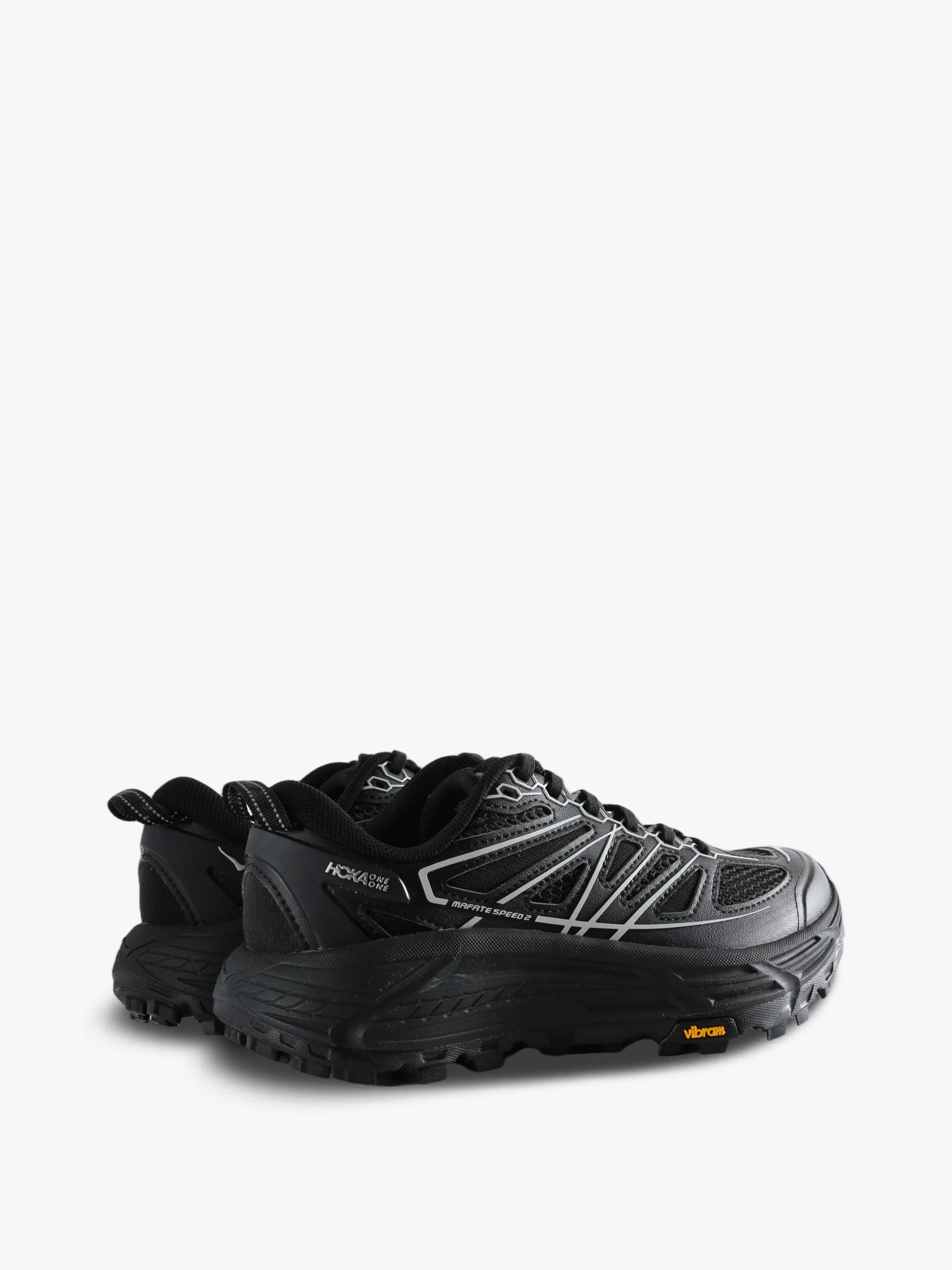 Black shoes, side view