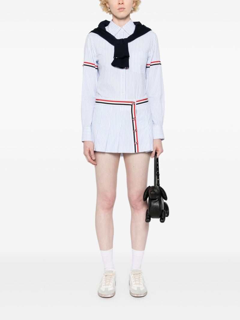 THOM BROWNE - Women Classic Button Down Point Collar Shirt