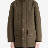 Green jacket, full body view