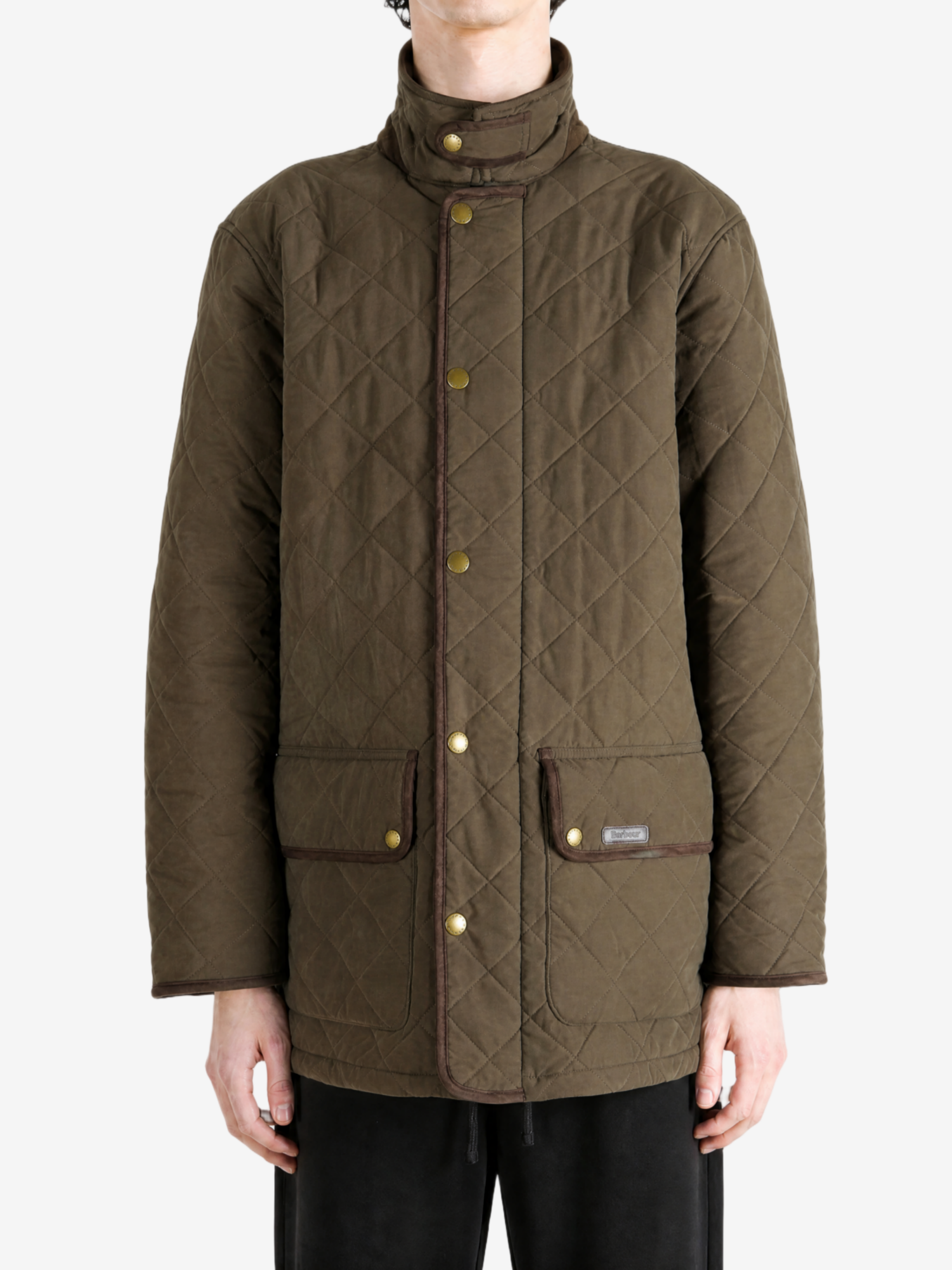 Green jacket, full body view