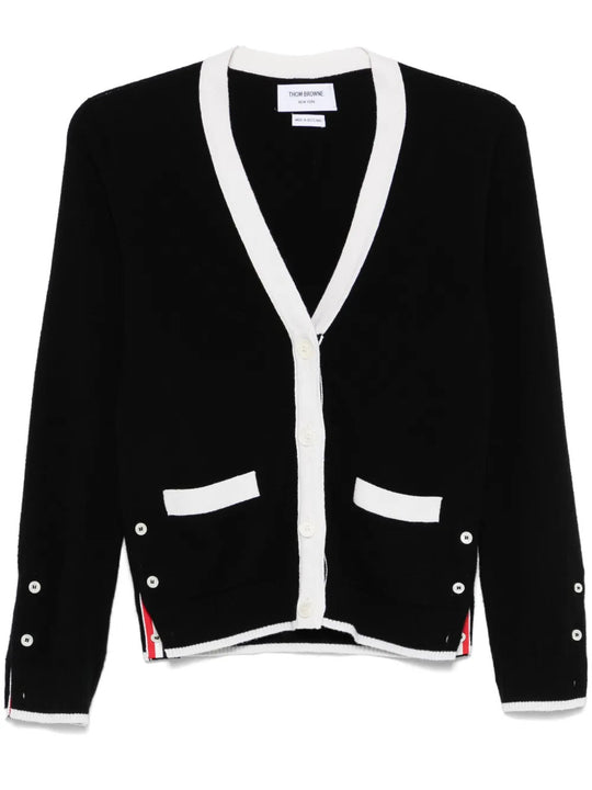 Black knitwear, front view