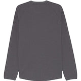 Grey t-shirt, back view