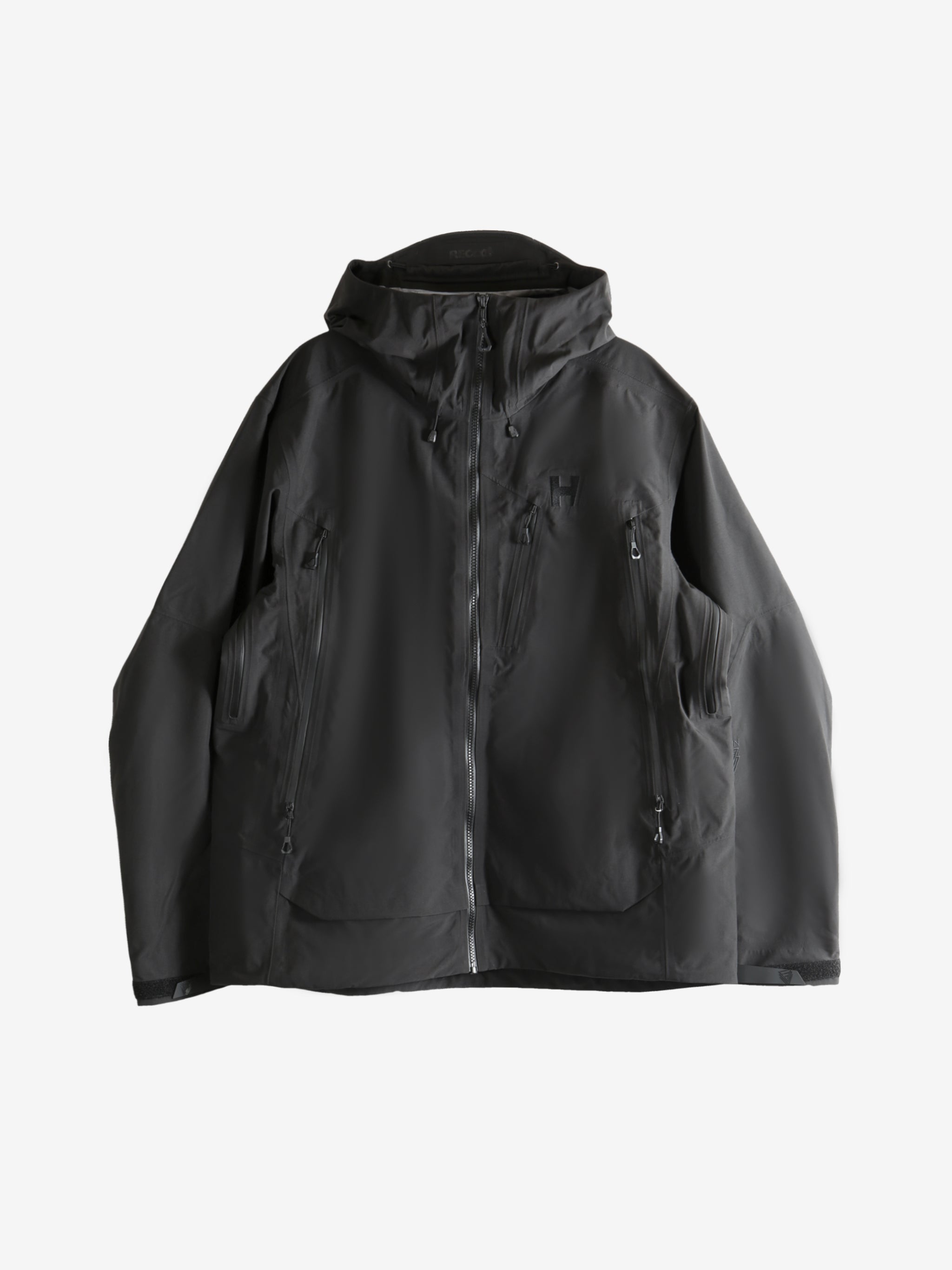 Black jacket, front view