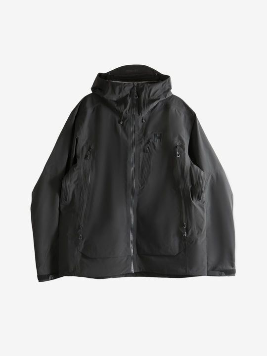 Black jacket, front view