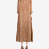 Brown dress, front view