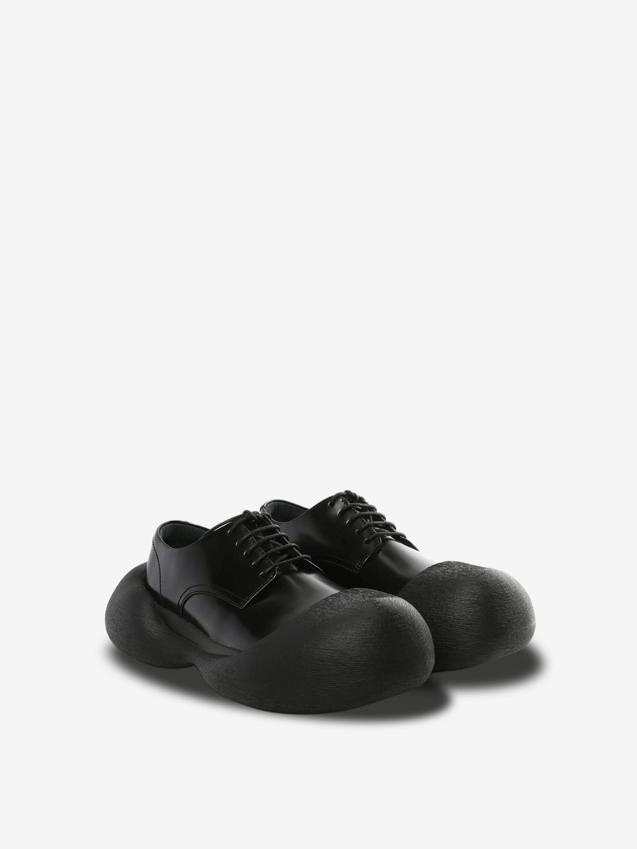 Black sneakers, side view