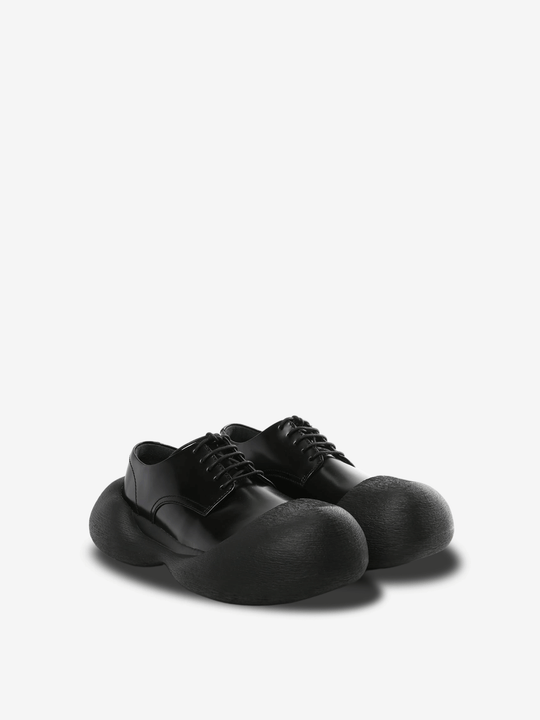 Black sneakers, side view