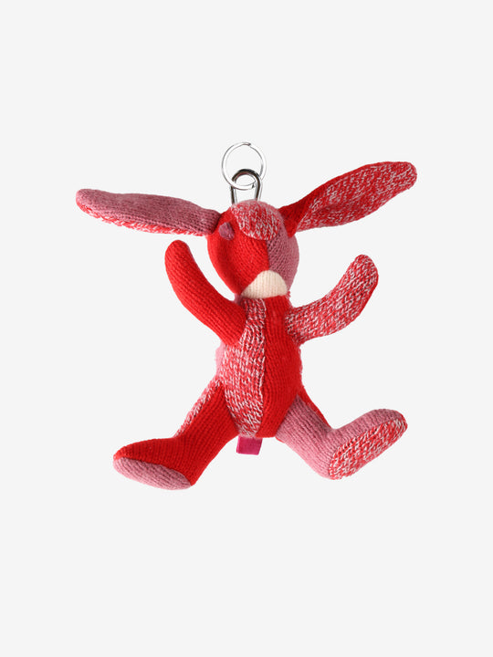 red keychain, front view