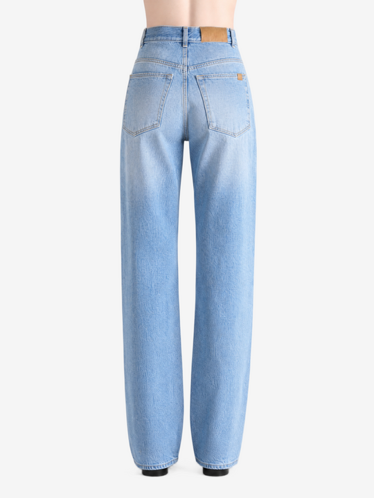Blue jeans, full body view