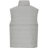 Grey jacket, back view