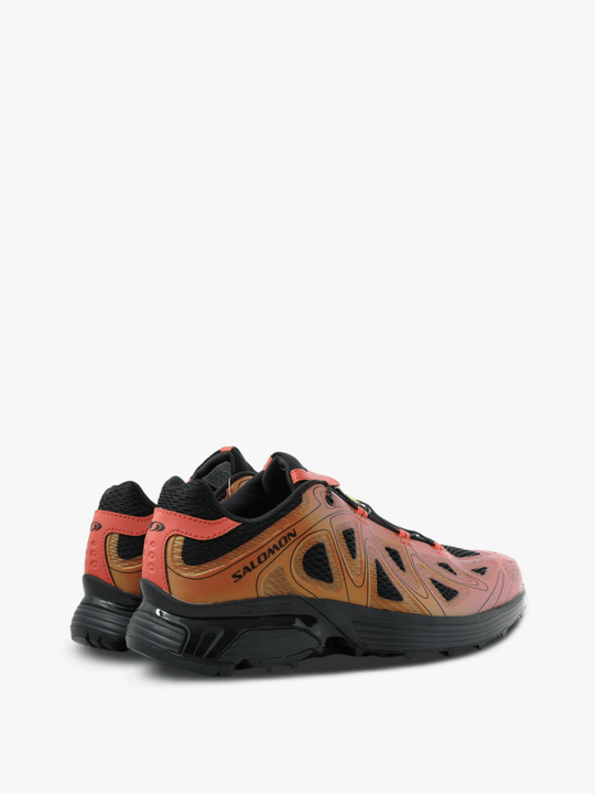 Orange shoes, side view
