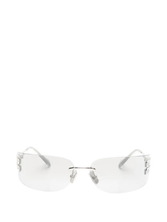 White eyewear, front view