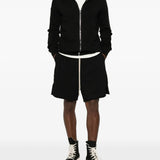 Black hoodie, full body view