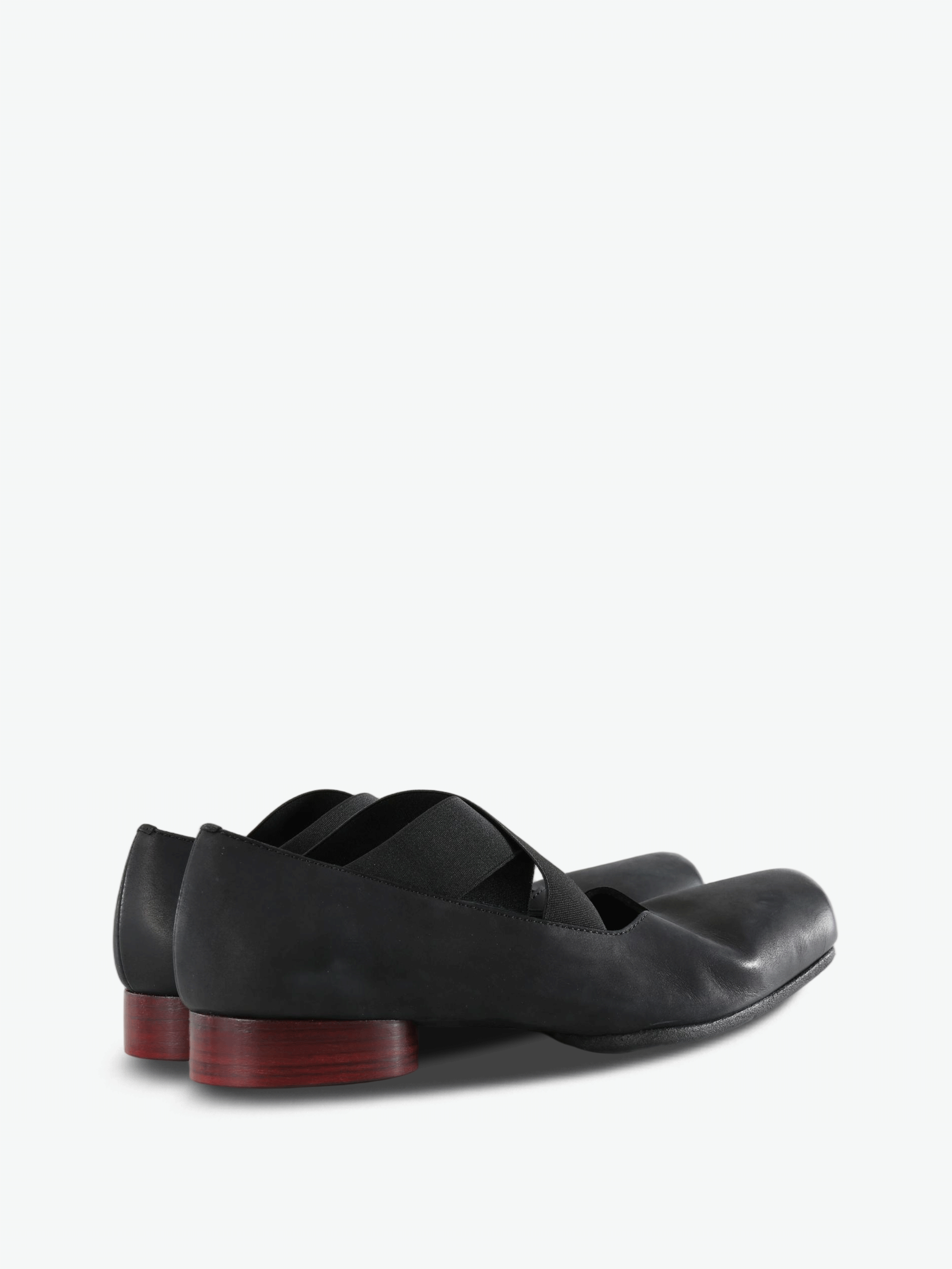 Black shoes, side view
