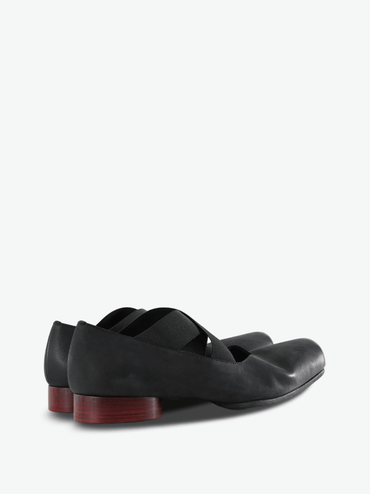 Black shoes, side view