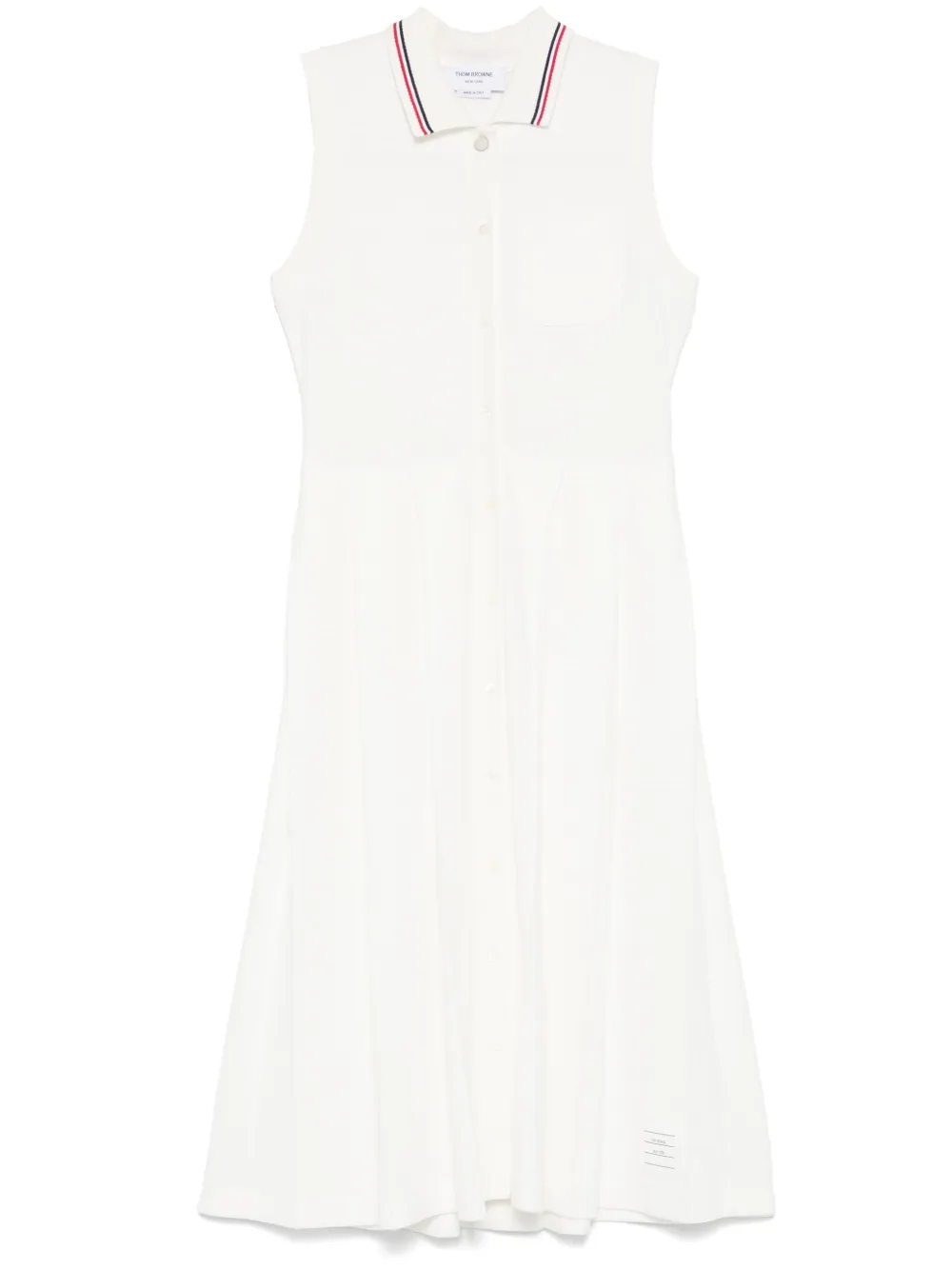 White dress, front view