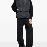 Black hoodie, full body view