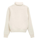White knitwear, front view
