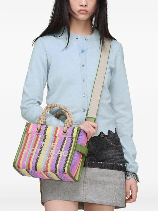 Purple bag, front view