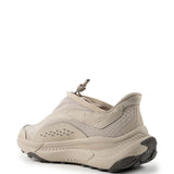 Tan shoes, front view