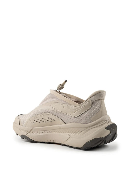 Tan shoes, front view
