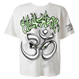 White t-shirt, front view