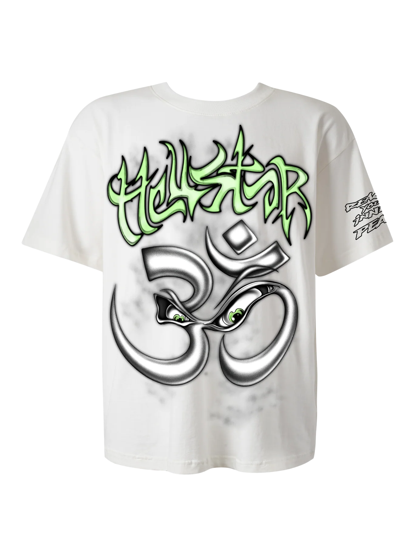 White t-shirt, front view