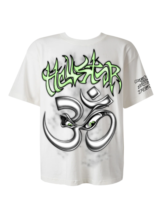 White t-shirt, front view