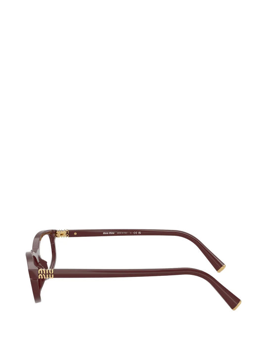 Brown eyewear, side view