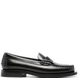 Black loafer, front view