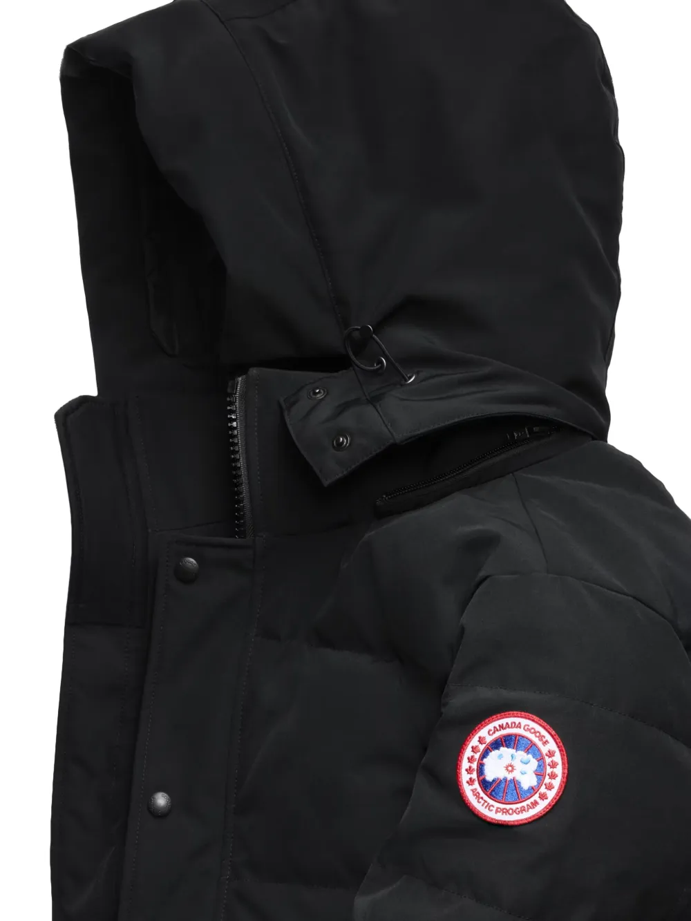 Black jacket, front view