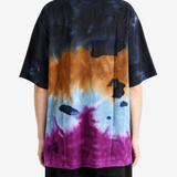 A BATHING APE - Men Color Camo Tie Dye Destroyed Multi Logo Relaxed Fit Tee