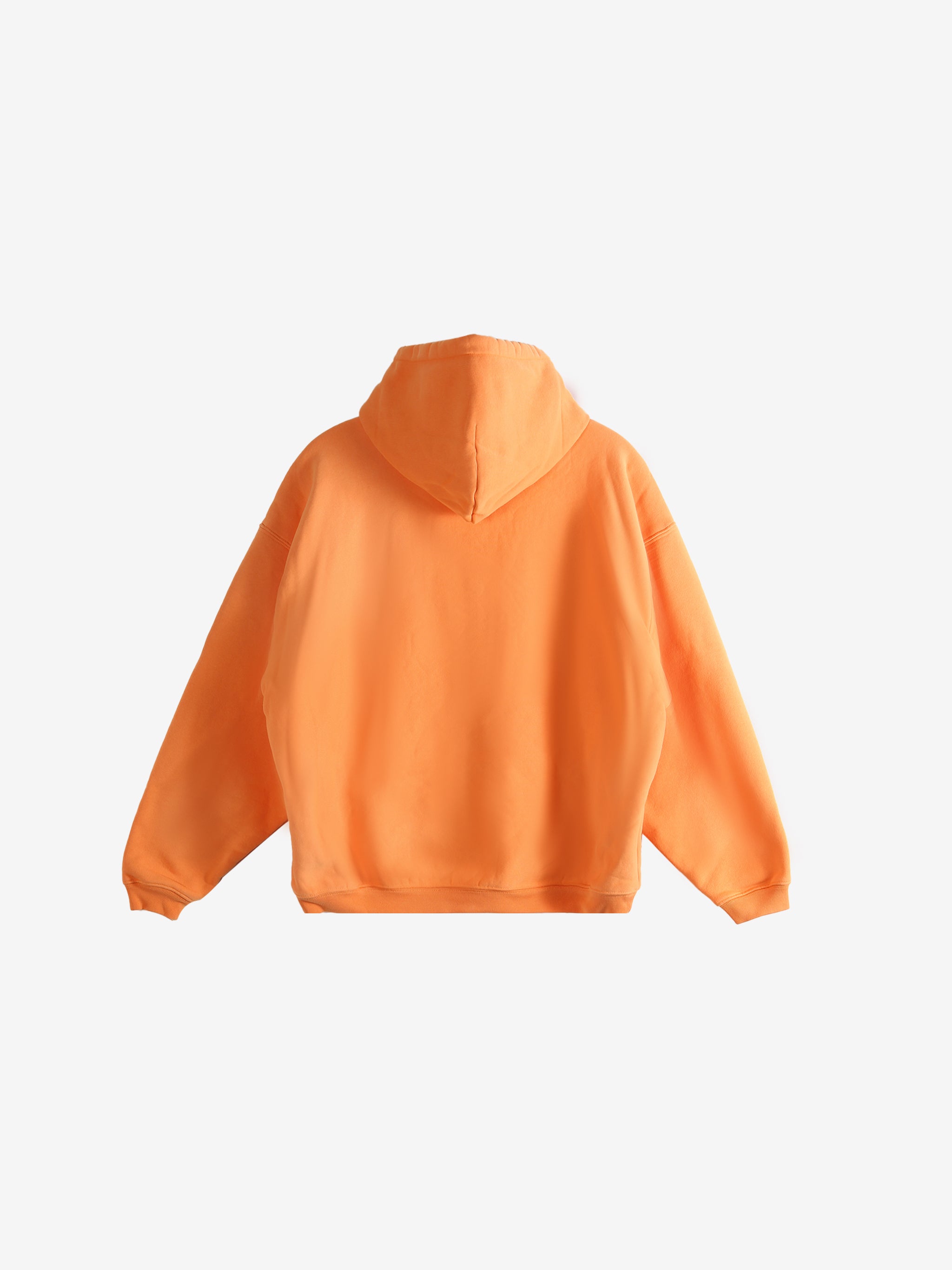 Orange hoodie,front view
