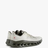 Tan shoes, side view