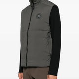 Grey jacket worn by a person, showing the jacket fit