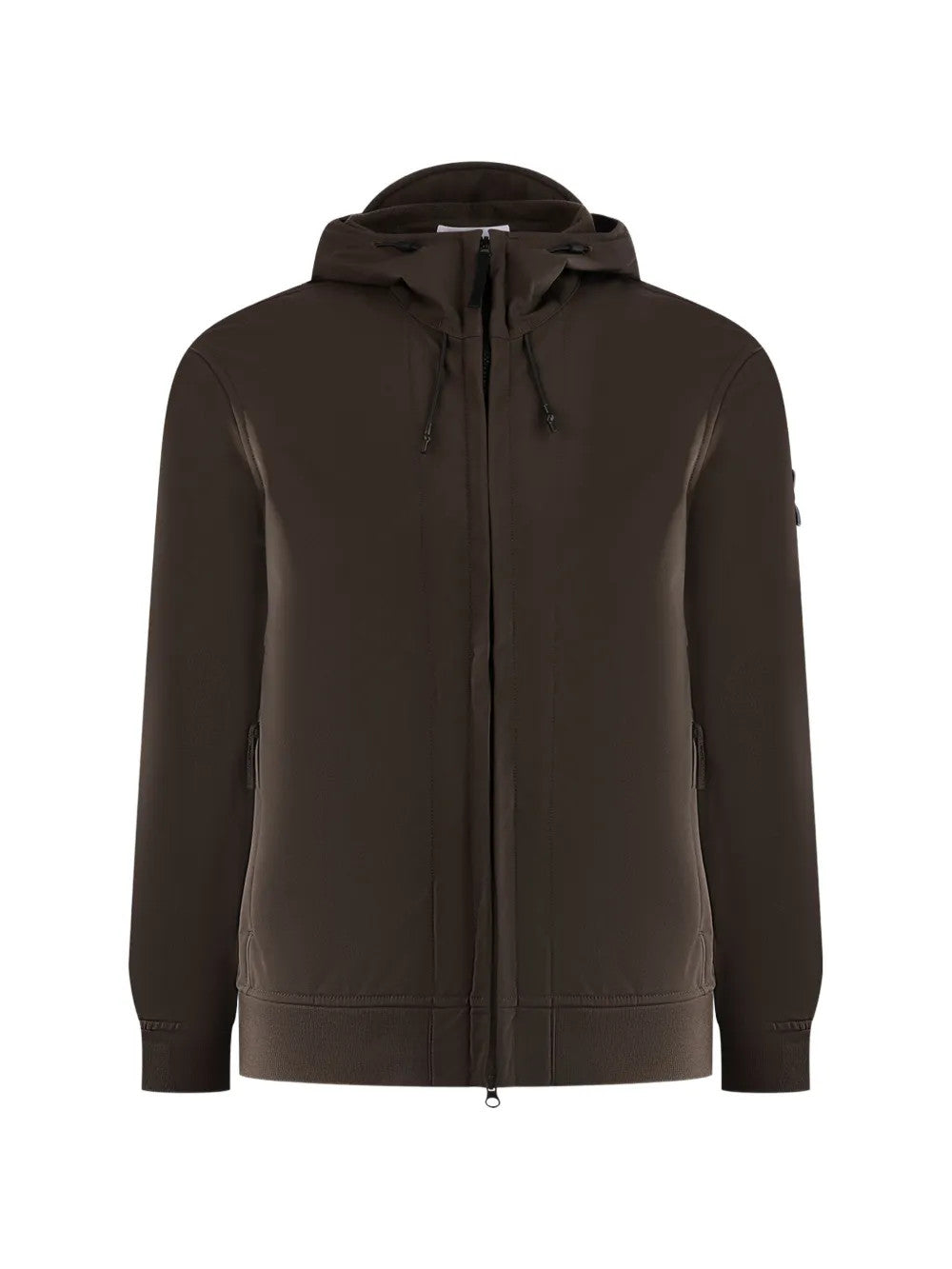 Brown jacket, front view