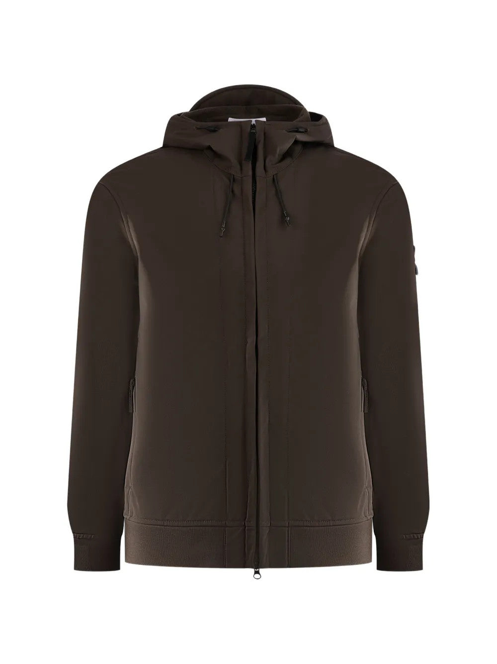 Brown jacket, front view