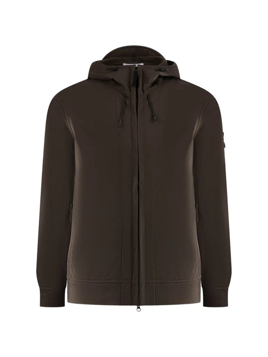 Brown jacket, front view