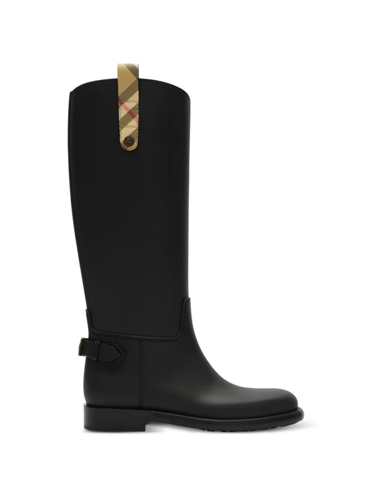 Black boots, side view