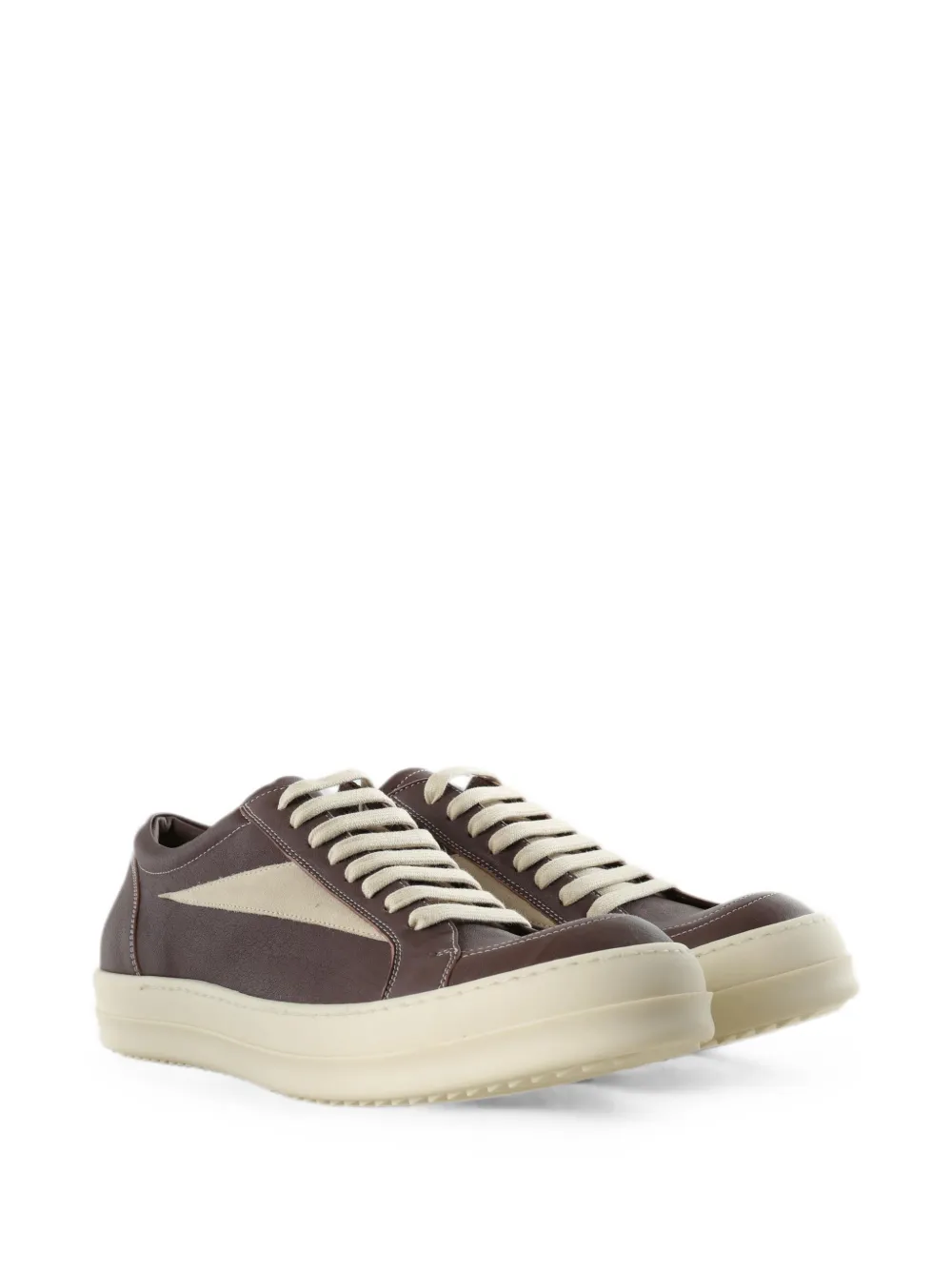 Brown shoes, front view