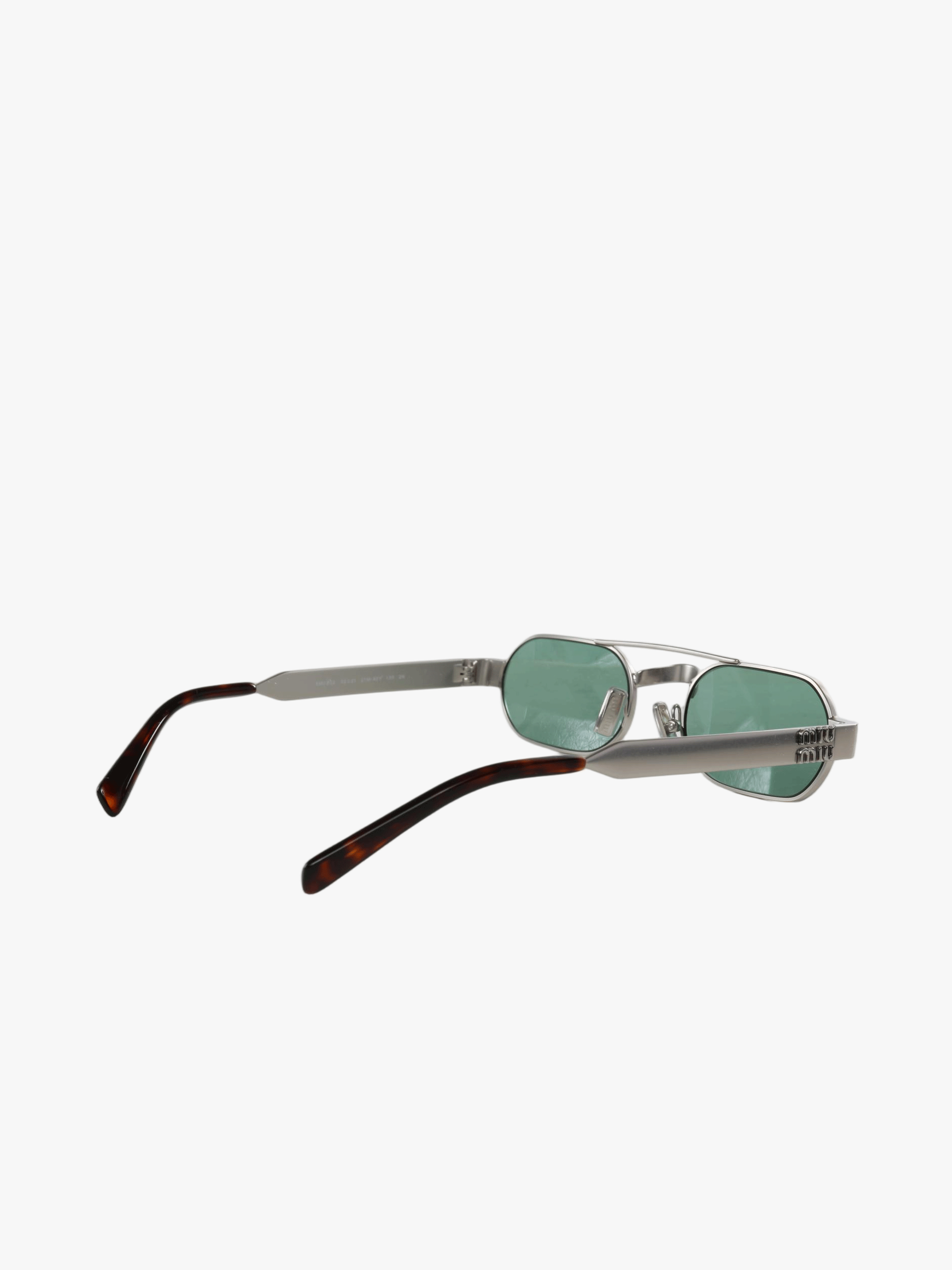 Green eyewear, front view