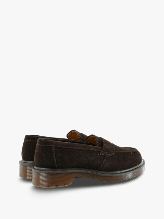 Brown shoes, side view